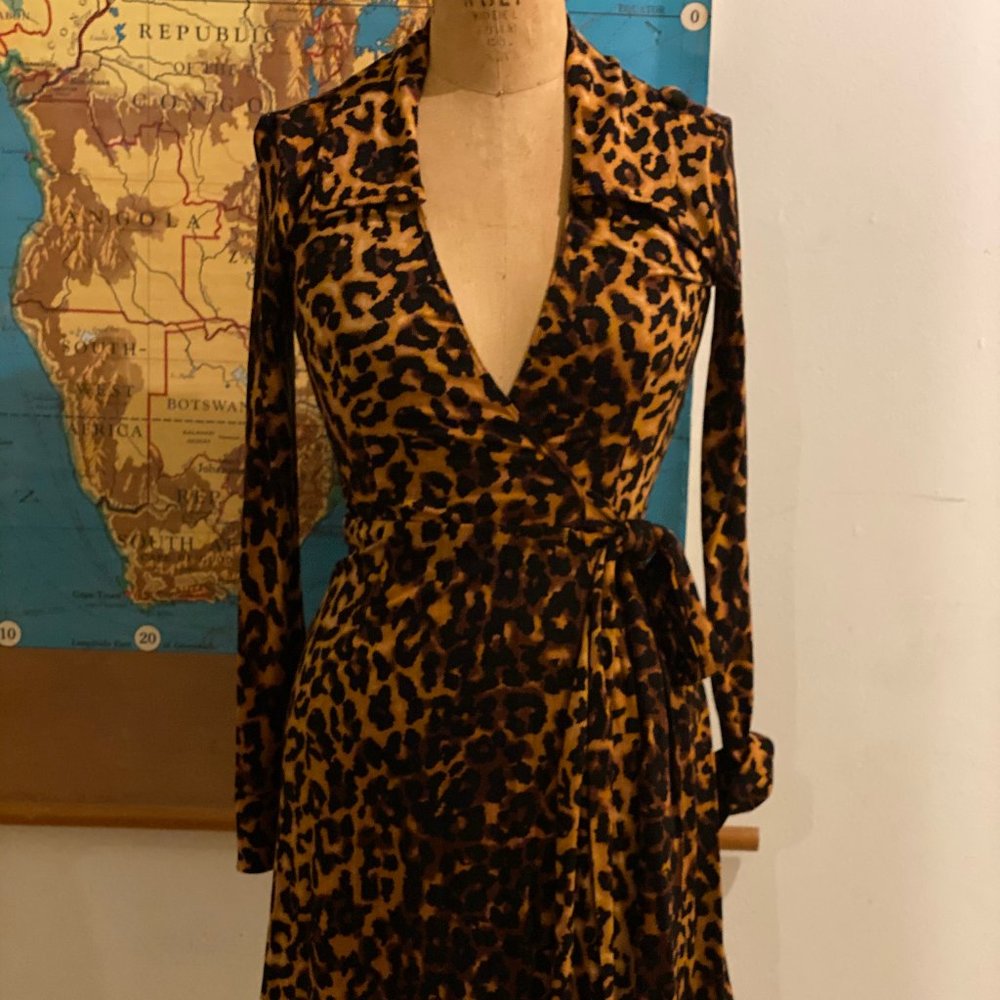 Reformation Mini Dress in Leopard